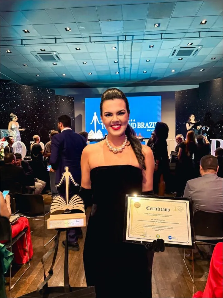 Girrana Marcelly é homenageada pela segunda vez pelo Top Of Mind Brazil como referência em harmonização corporal e facial