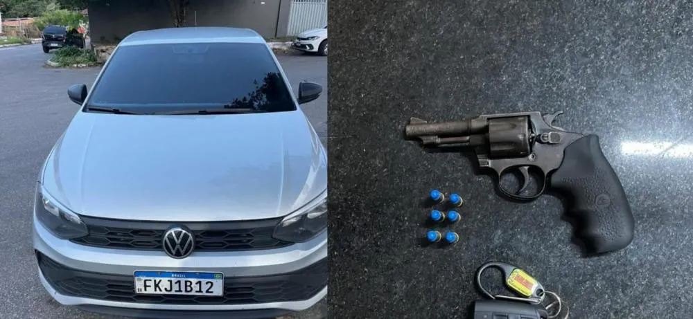 RONDESP EXTREMO SUL PRENDE MOTORISTA COM ARMA DE FOGO EM VEÍCULO SUSPEITO DE AJUDAR NA FUGA DE DETENTOS DO PRESÍDIO DE EUNÁPOLIS.