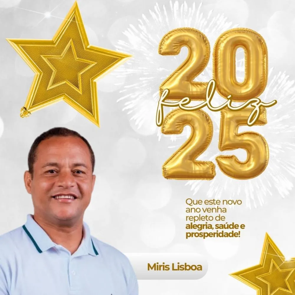 Miris Lisboa: Que este ano de 2025 seja repleto de bençãos em nossas vidas.