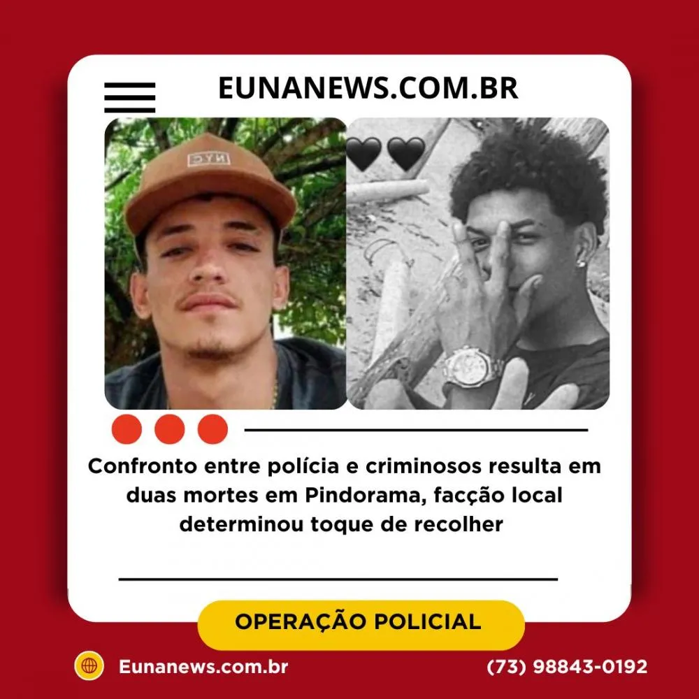 Confronto entre polícia e criminosos resulta em duas mortes em Pindorama, facção local determinou toque de recolher