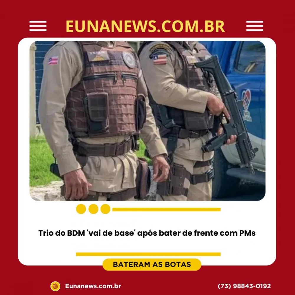 Trio do BDM 'vai de base' após confronto com PMs