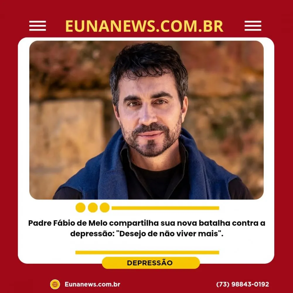 Padre Fábio de Melo revela nova luta contra depressão: “Vontade de deixar de viver”