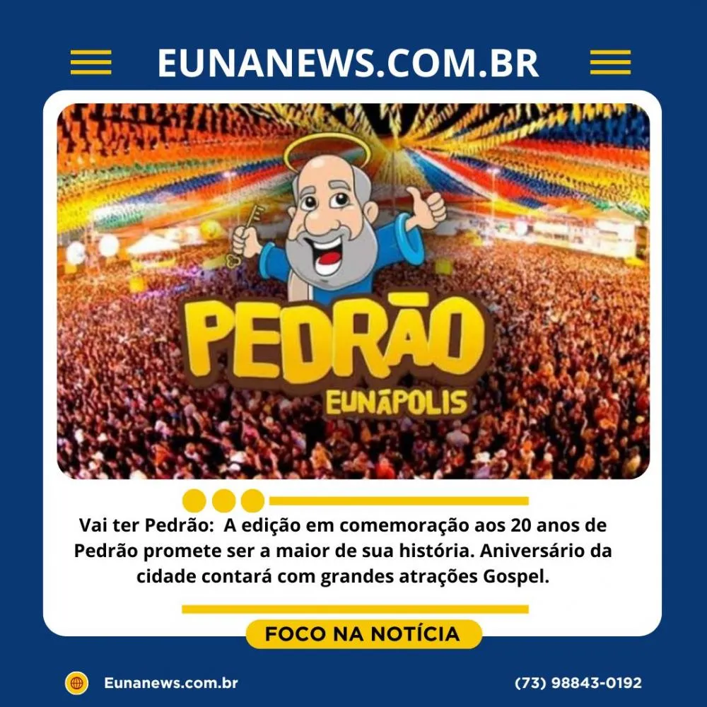 Vai ter Pedrão:  A edição em comemoração aos 20 anos de Pedrão promete ser a maior de sua história.