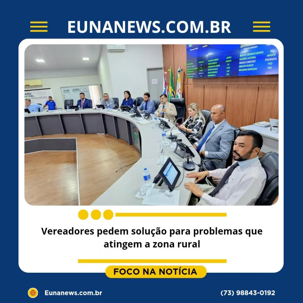 Vereadores pedem solução para problemas que atingem a zona rural
