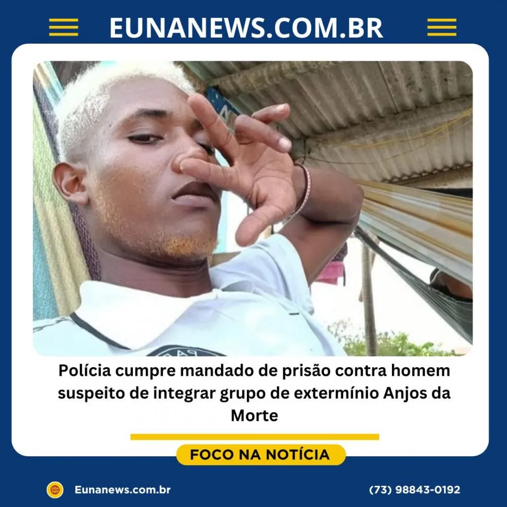 Polícia cumpre mandado de prisão contra homem suspeito de integrar grupo de extermínio Anjos da Morte