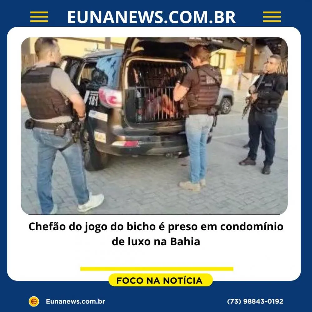 Chefão do jogo do bicho é preso em condomínio de luxo na Bahia