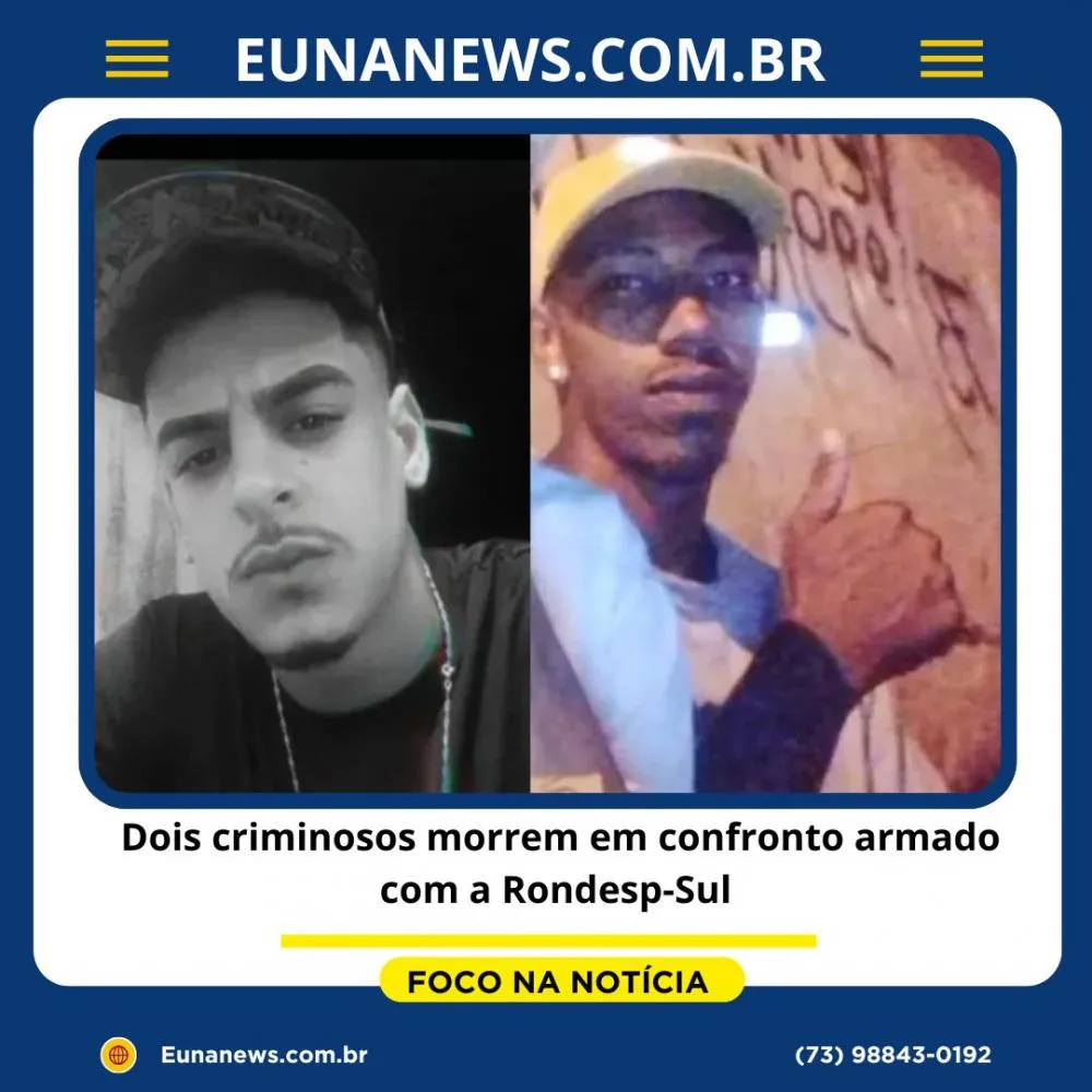 Dois criminosos morrem em confronto armado com a Rondesp-Sul 