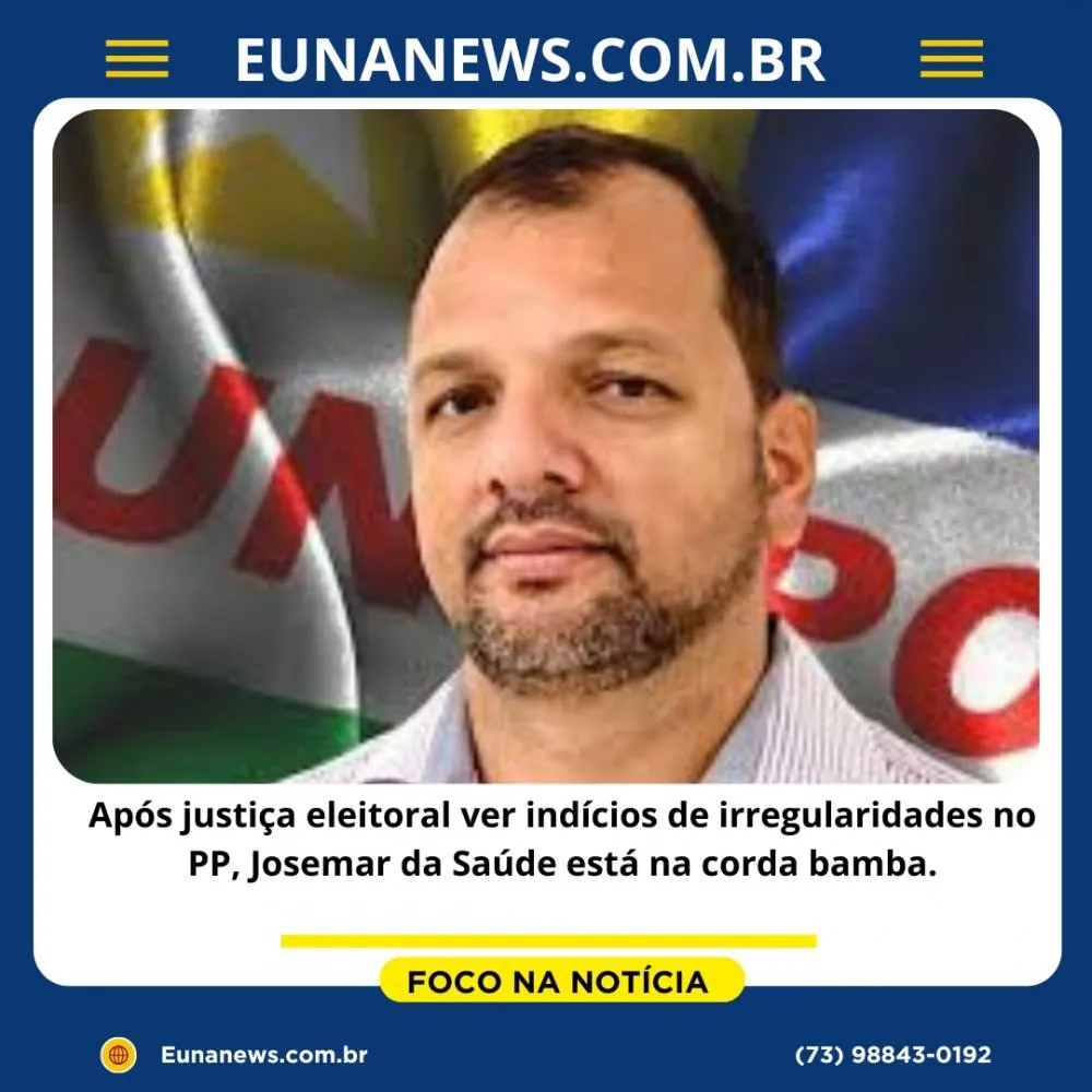 Após justiça eleitoral ver indícios de irregularidades no PP, Josemar da Saúde está na corda bamba