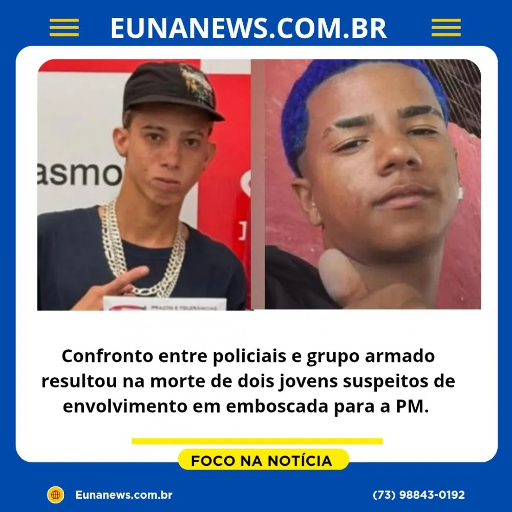 Confronto entre policiais e um grupo armado resultou na morte de dois homens suspeito de envolvimento em emboscada para a PM.