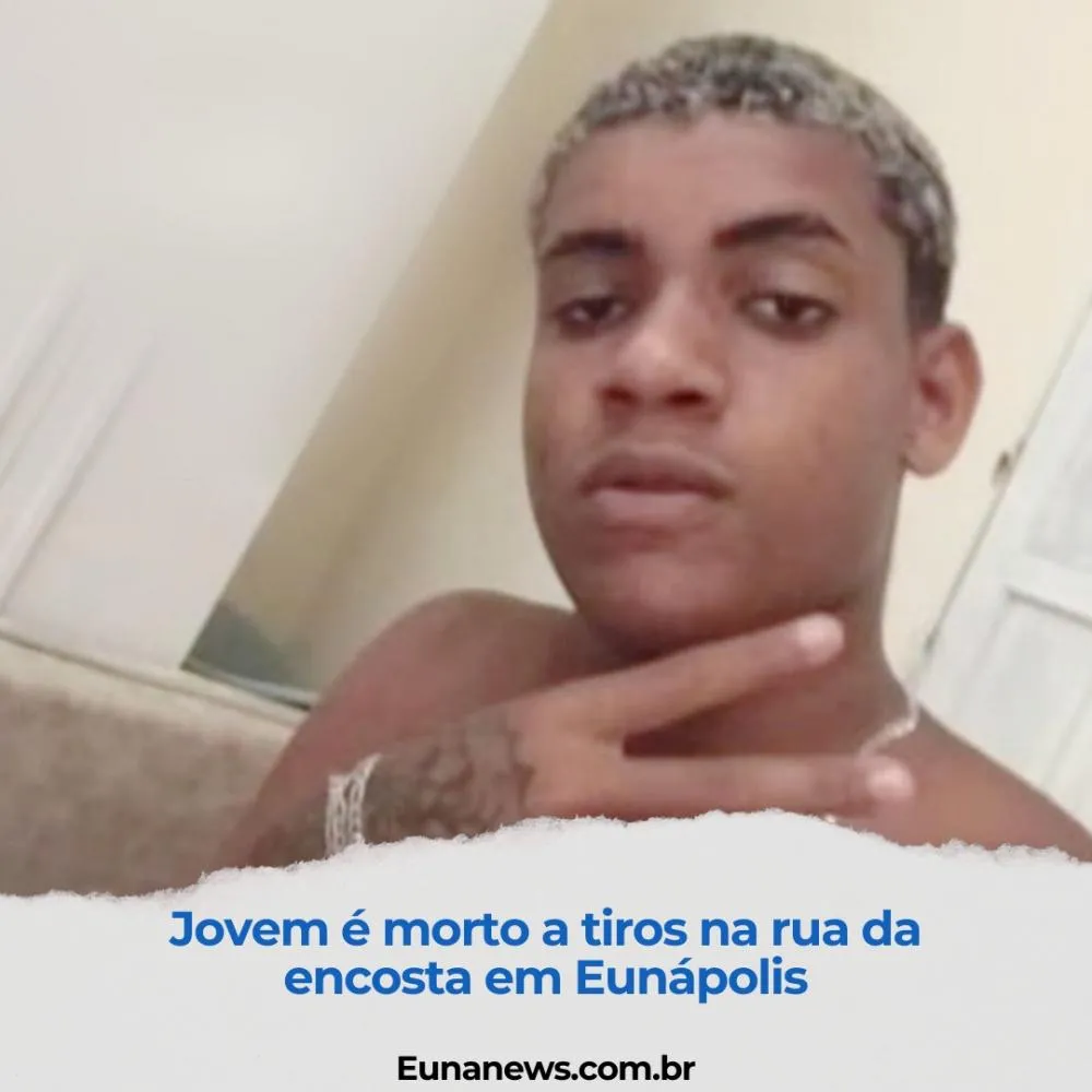 Jovem é morto a tiros nas ruas da encosta em Eunápolis