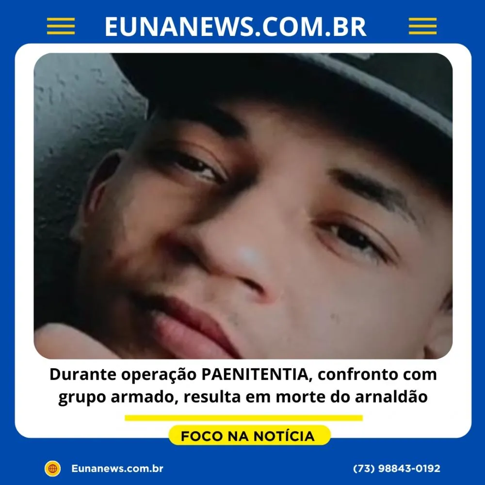 Durante operação PAENITENTIA, confronto policial com grupo armado, resulta em morte no Arnaldão.