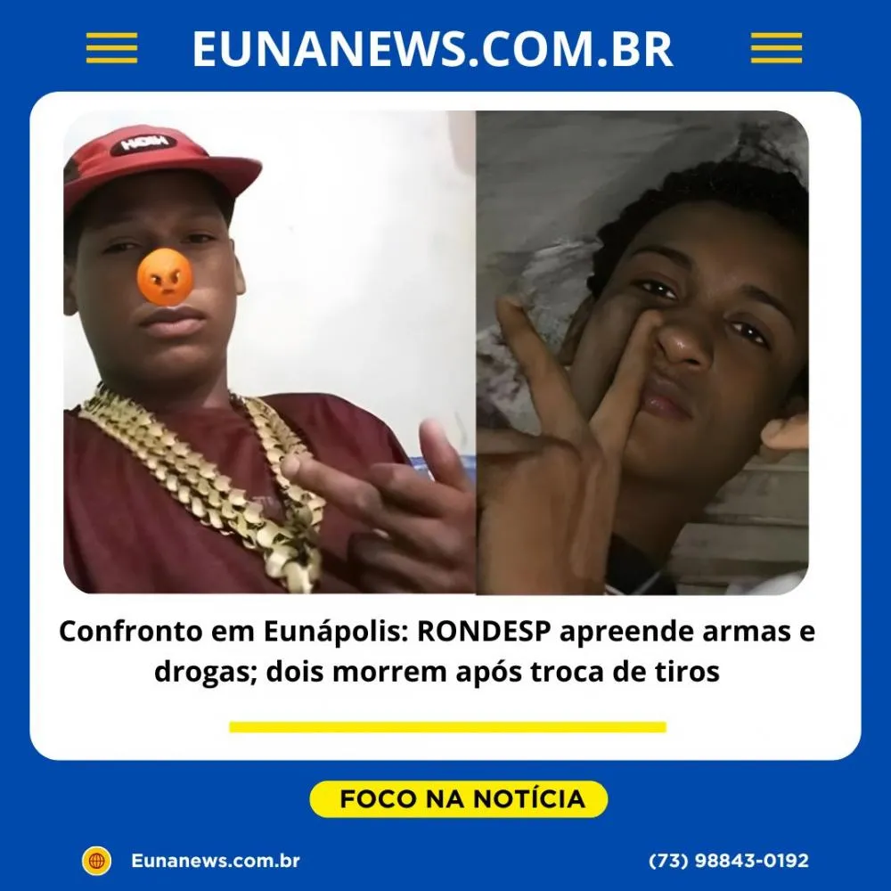 Confronto em Eunápolis: RONDESP apreende armas e drogas; dois morrem após troca de tiros