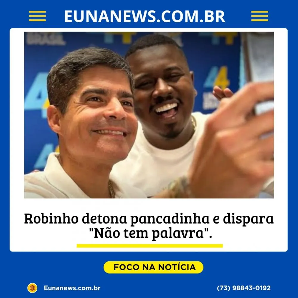Robinho critica Pancadinha por mudança de lado político e acusa: “Não tem palavra”