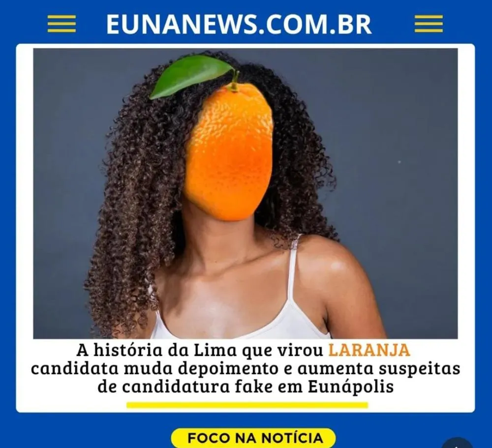 A lima que virou laranja:  Candidata de Eunápolis se contradiz e coloca investigação em xeque