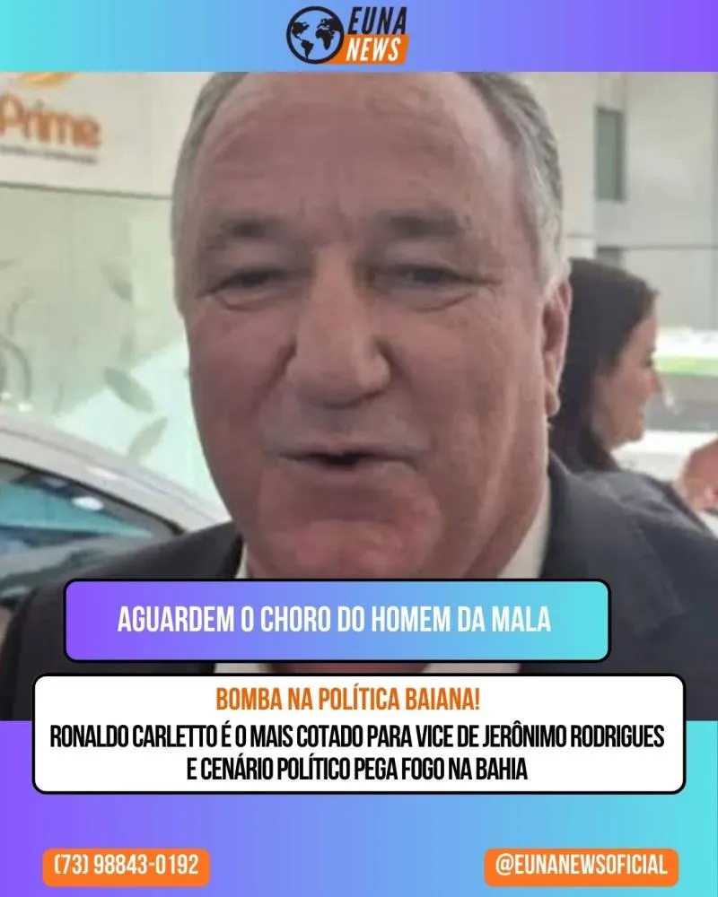 Bomba na política baiana: possível vice de Jerônimo provoca reação em série nos aliados