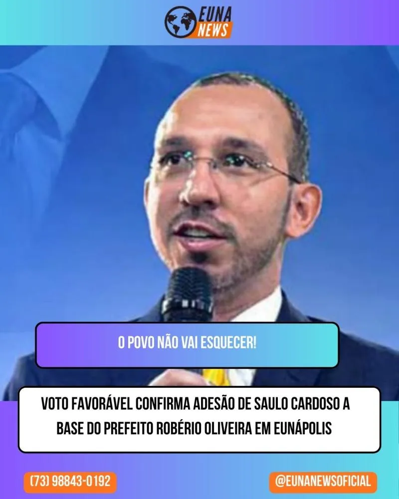 Voto de Saulo Cardoso em pacote de aumento de impostos gera críticas e marca alinhamento com a gestão Robério Oliveira