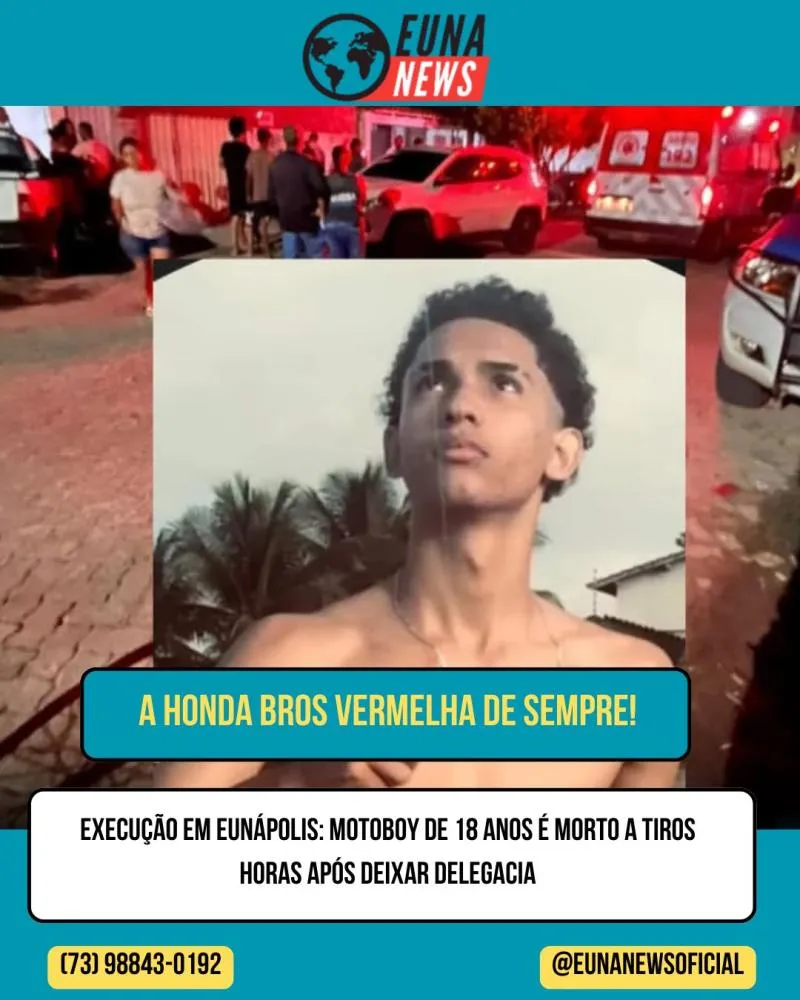 Jovem de 18 anos é executado a tiros dentro de casa no bairro Santa Lúcia, duas horas após sair da delegacia em Eunápolis