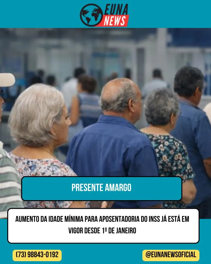 Aumento da idade mínima para aposentadoria do INSS já está em vigor desde 1º de janeiro