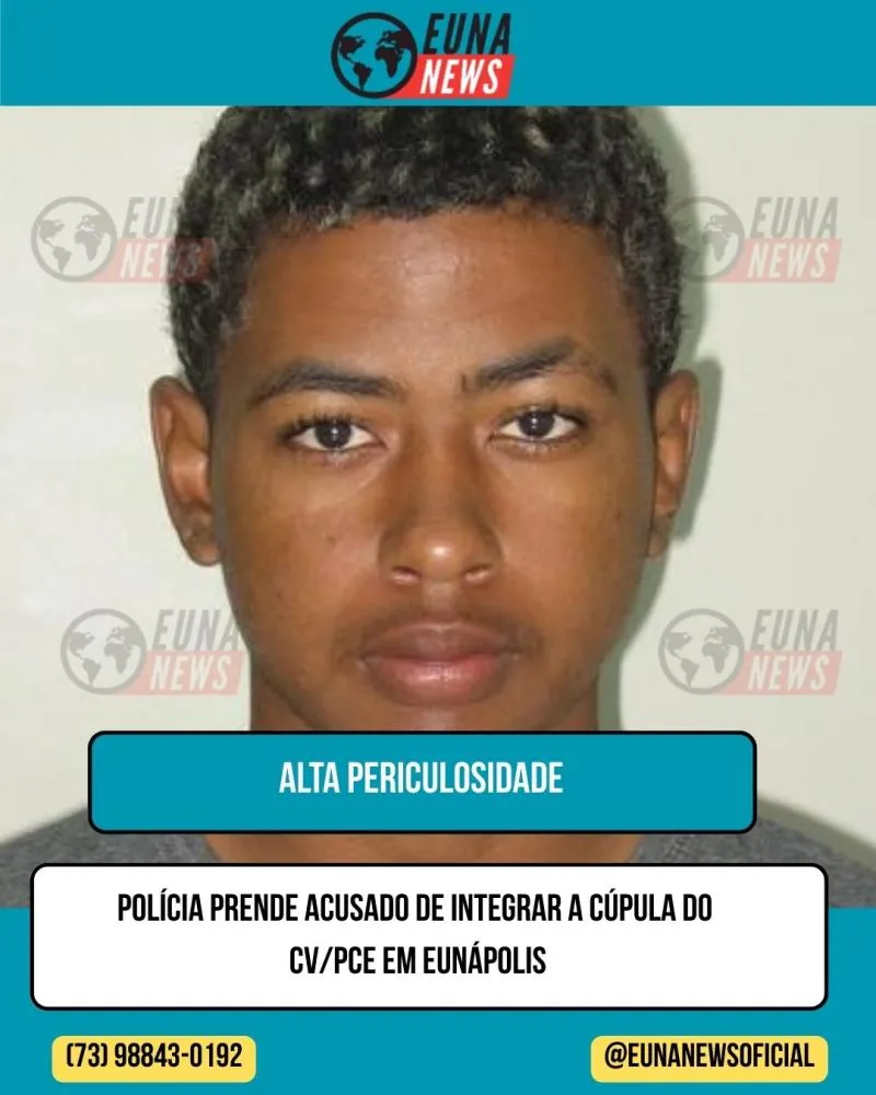 Acusado de integrar a cúpula do CV/PCE, “Shock” é preso em Eunápolis