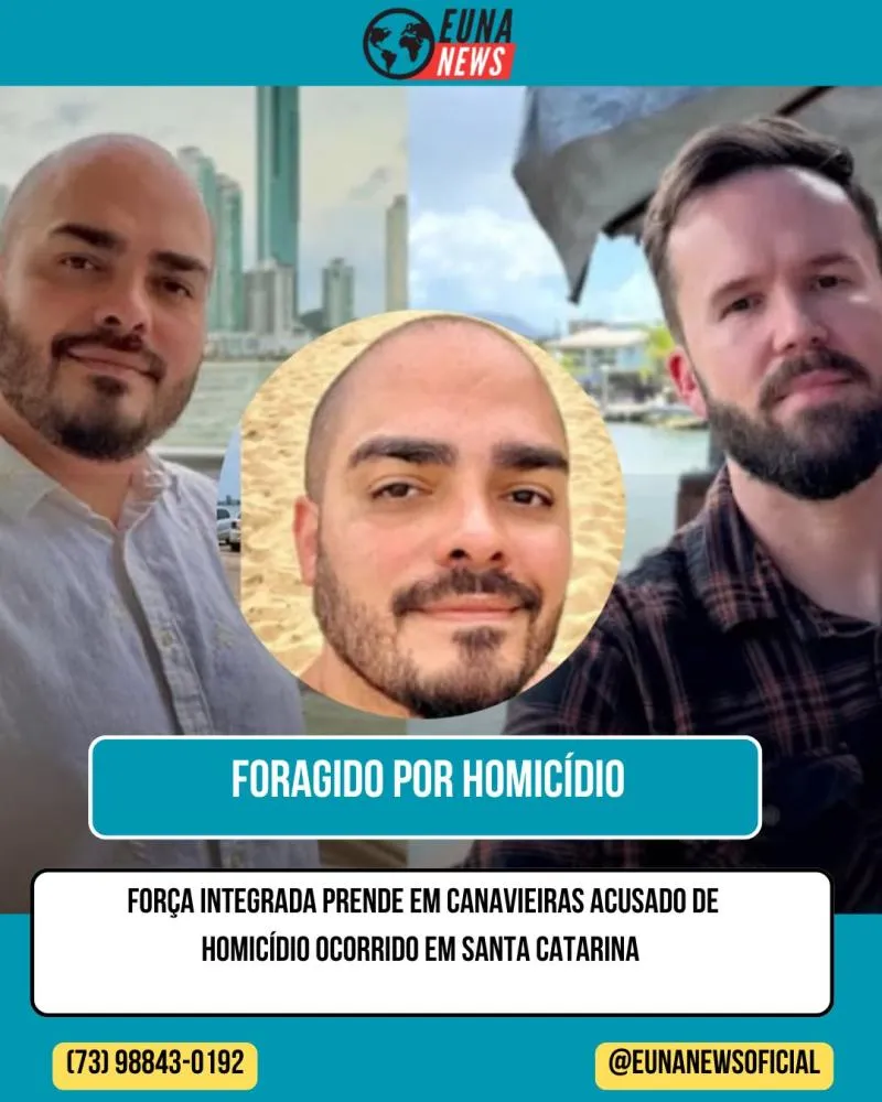 Preso em canavieiras homem acusado de matar o companheiro em balneário Camboriú