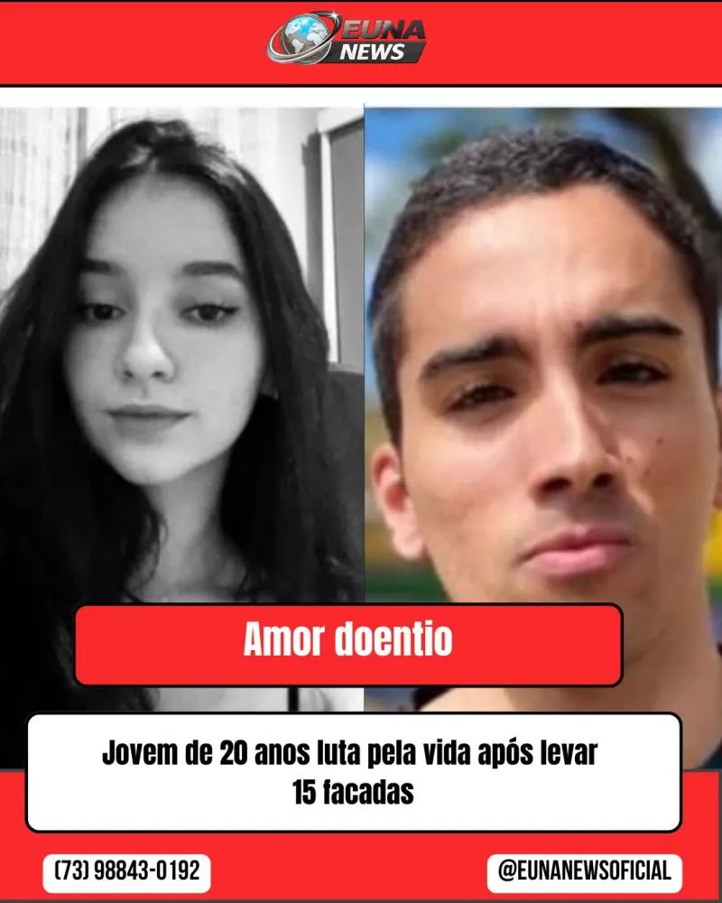 NÃO ACEITOU PEDIDO DE NAMORO: Jovem de 20 anos luta pela vida após ataque brutal dentro de casa; Ela levou 5 facadas