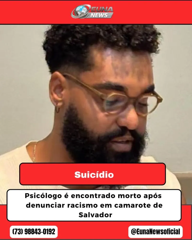 Psicólogo é encontrado morto após denunciar racismo em camarote no Carnaval de Salvador