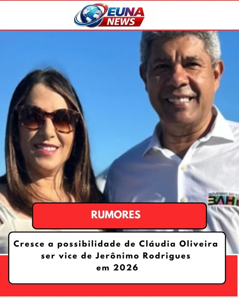 Política: Cresce a possibilidade de Cláudia Oliveira ser vice de Jerônimo Rodrigues em 2026