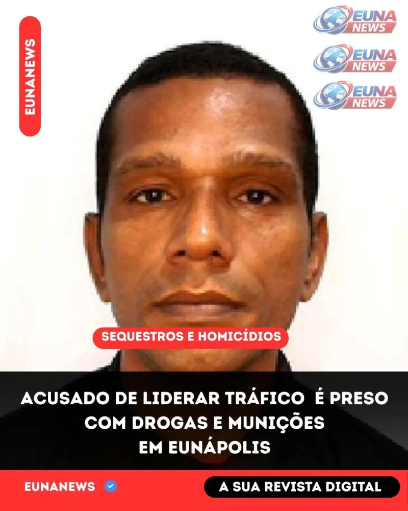 Acusado de liderar tráfico é preso com drogas e munições em Eunápolis