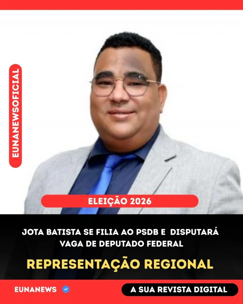 Política: Jota Batista se filia ao PSDB e se coloca como pré-candidato a deputado federal
